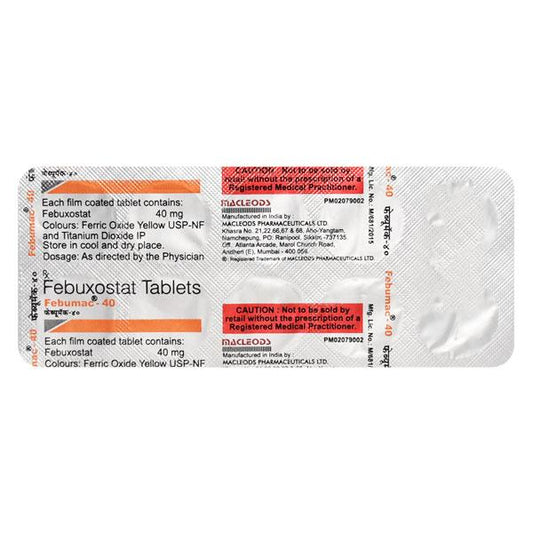 Febumac 40mg Tablet 10'S