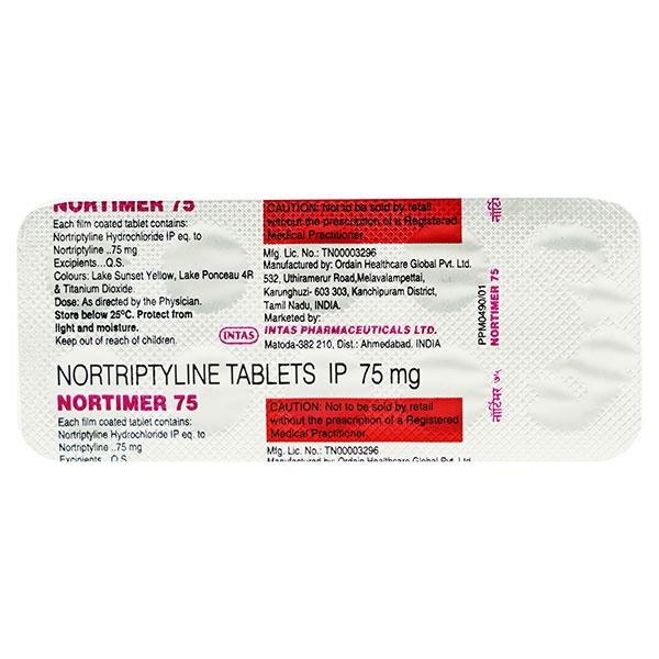Nortimer 75mg Tablet 10'S