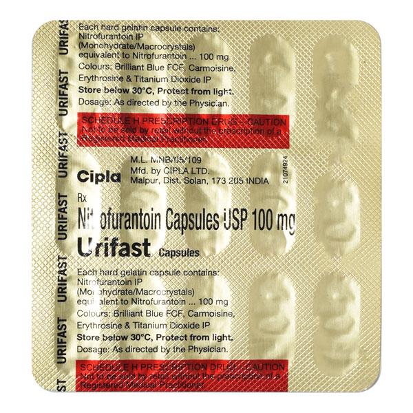 Urifast 100mg Capsule 15'S
