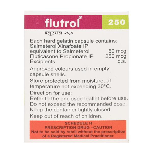 Flutrol 250 Capsule 30'S