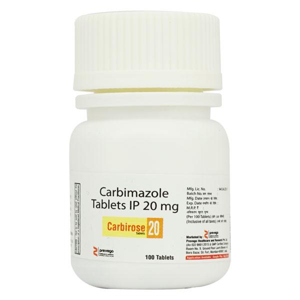 CARBIROSE 20 Tablet 100's