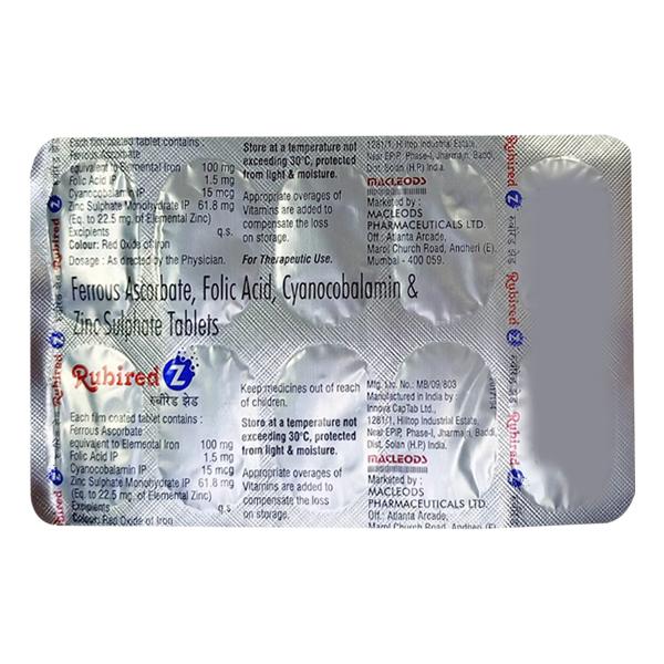 RUBIRED Z Tablet 10's