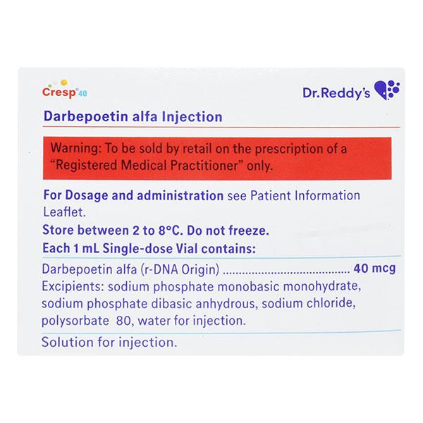 Cresp 40mcg Injection(Pfs) 0.4ml