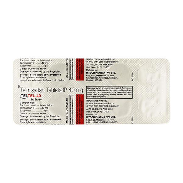 TELTEL 40mg Tablet 10's