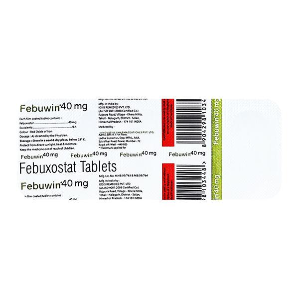 FEBUWIN 40 Tablet 10's