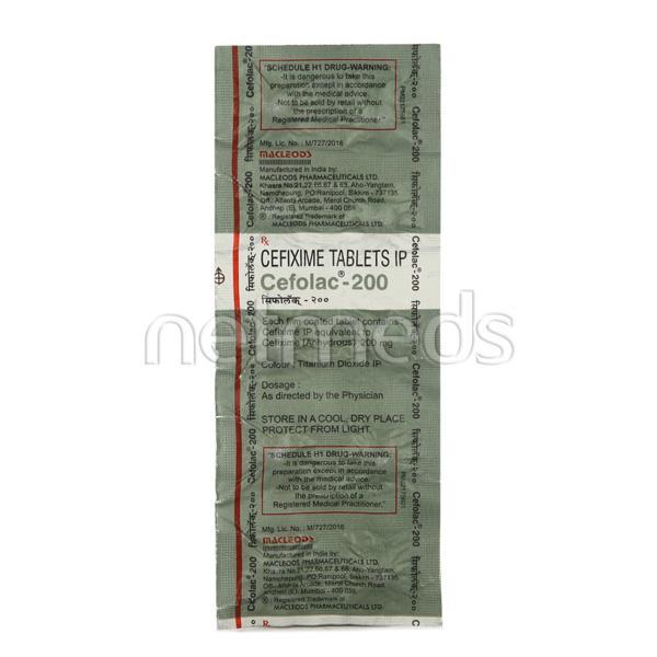 Cefolac 200mg Tablet 10'S
