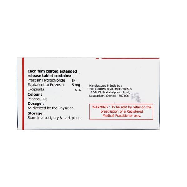 Renopress XL 5mg Tablet 10'S