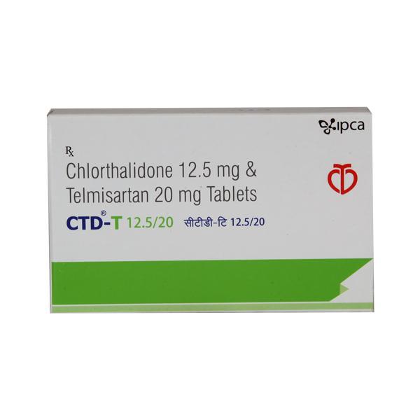 CTD T 12.5/20mg Tablet 10'S
