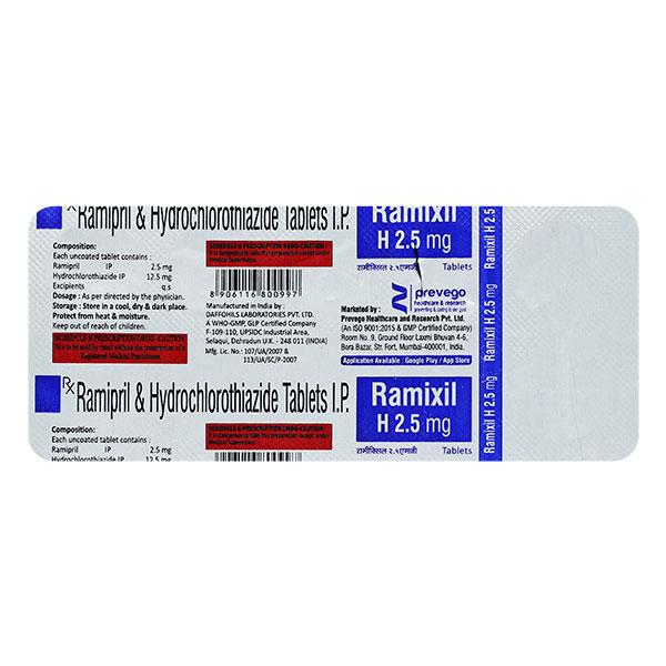 RAMIXIL H 2.5 Tablet 10's