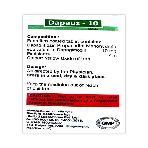 DAPAUZ 10 Tablet 10's