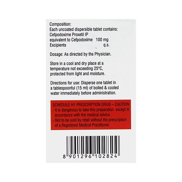 Cepodem DT 100mg Tablet 10'S