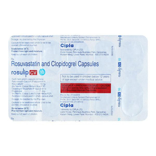 ROSULIP CV 10mg Capsule 10's