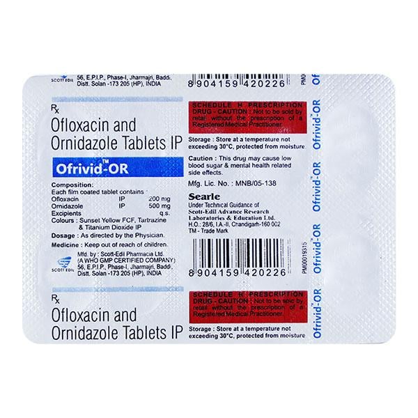 OFRIVID OR Tablet 10's