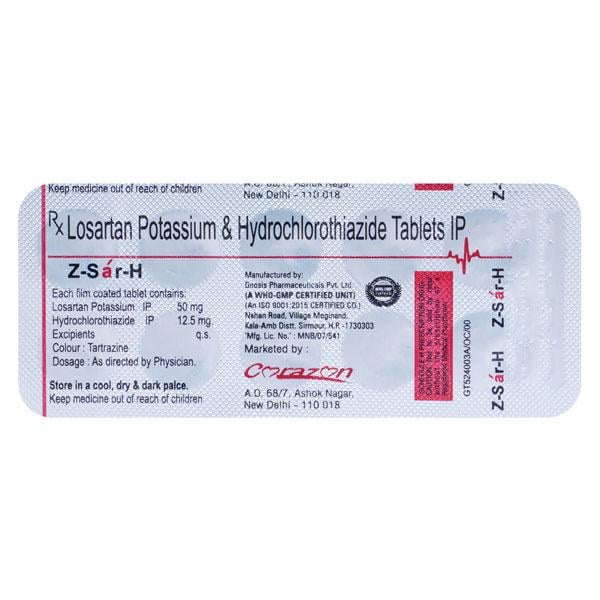 Z SAR H 50mg Tablet 10's