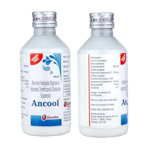 Ancool Sugar Free Suspension Syrup 170ml
