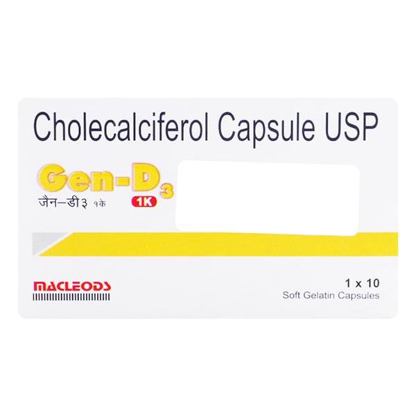 GEN D3 1K Softgel 10'S