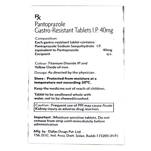 PAZOLAB 40 Tablet 10's