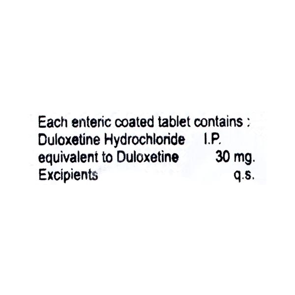 Dulodep 30mg Tablet 10'S