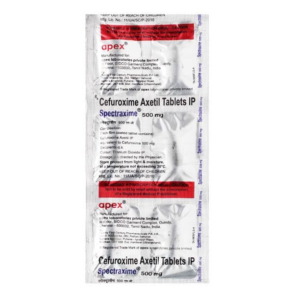 Spectraxime 500mg Tablet 6'S