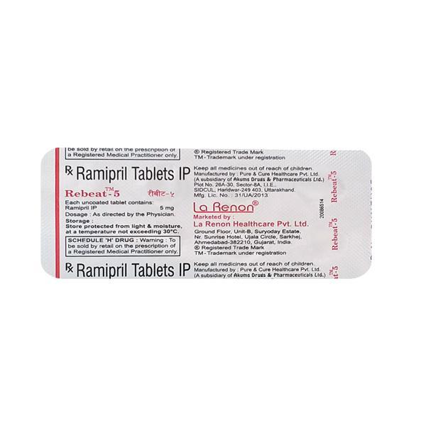 Rebeat 5mg Tablet 10'S