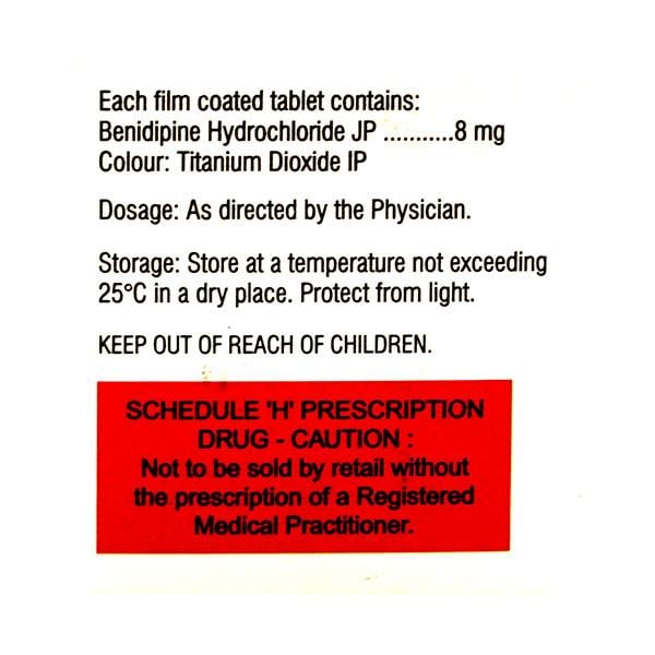 Beniduce 8mg Tablet 10'S
