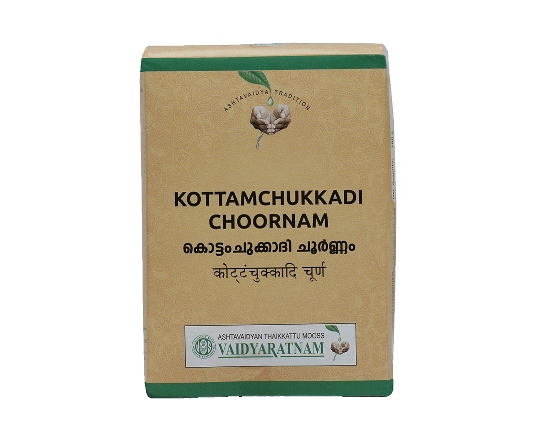 Kottamchukkadi Choornam 500 g - Vaidyaratnam Ayurveda