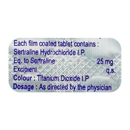 CNSERT 25mg Tablet 10's