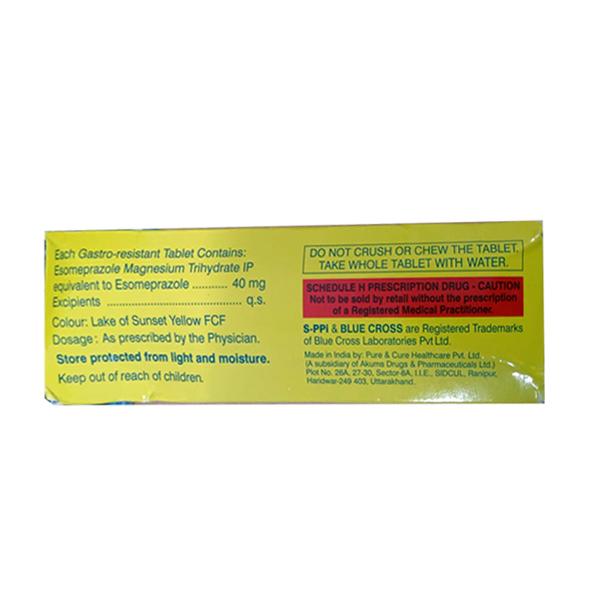 S PPI 40 Tablet 15's