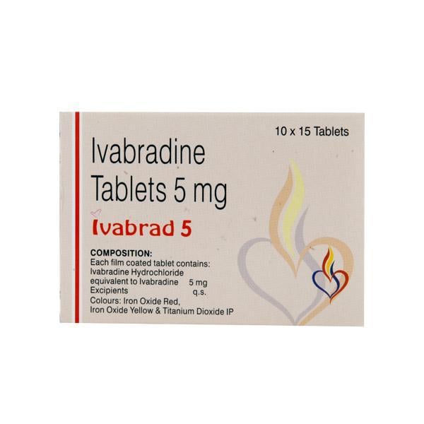 Ivabrad 5 mg Tablet 15'S