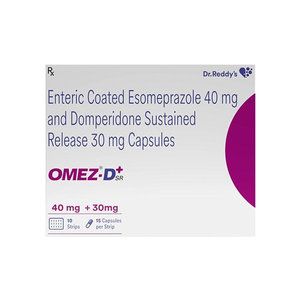 OMEZ D SR+ 40/30mg Capsule 15's