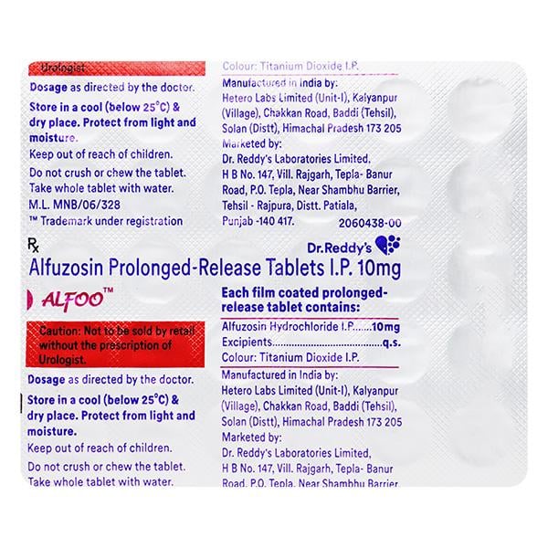 Alfoo 10mg Tablet 30'S