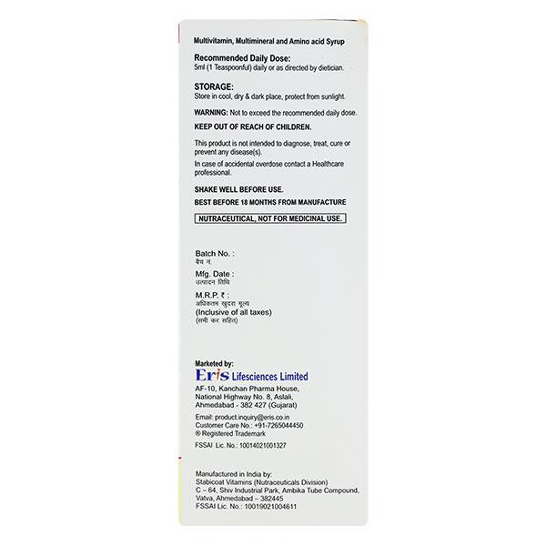 RENERVE TOTAL SUGAR FREE PINEAPPLE FLAVOUR Syrup 200ml