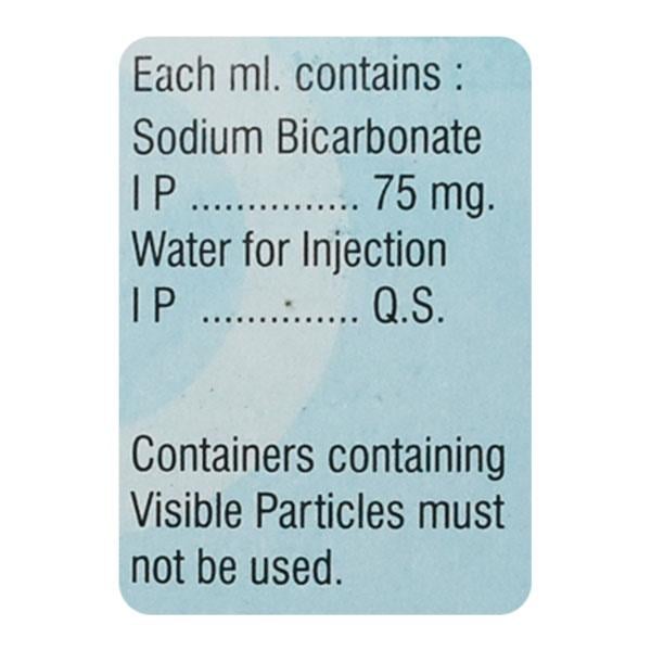 SODIUM BICARBONATE(T.WALKERS) 7.5% Injection 25ml