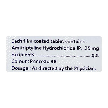 AMITIDE 25 Tablet 10's