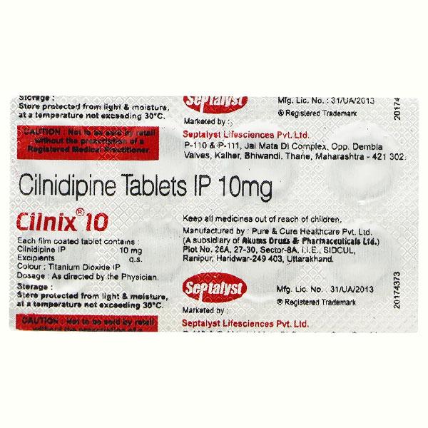 CILNIX 10mg Tablet 10's