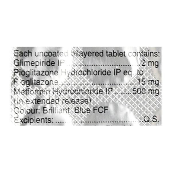 Zoryl MP 2mg Tablet 15'S