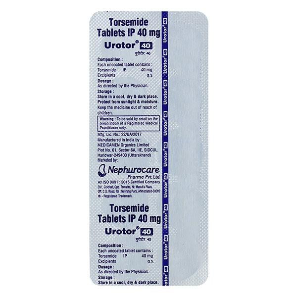UROTOR 40mg Tablet 10's
