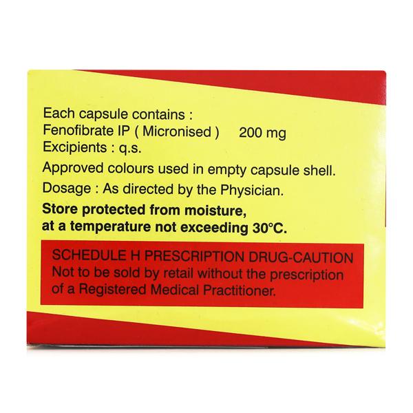 Lipicard 200mg Capsule 10'S