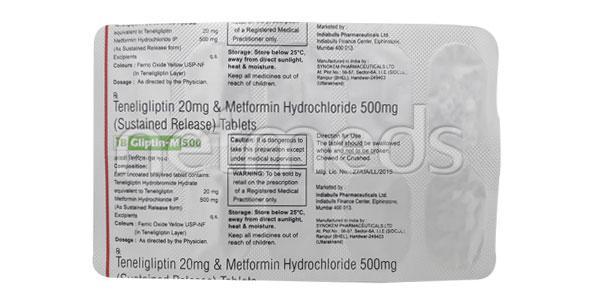 Ibgliptin M 500mg Tablet 10'S