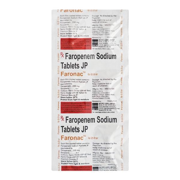 Faronac 200mg Tablet 6'S