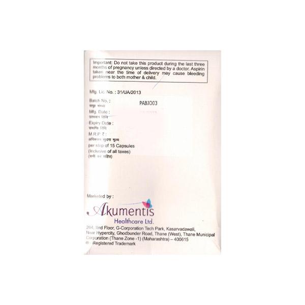 ROSYCAP ASP 20/75 Capsule 15's