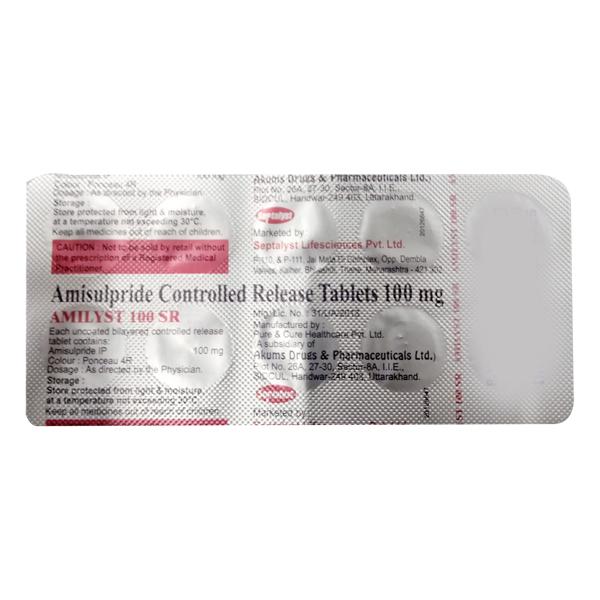AMILYST 100 SR Tablet 10's