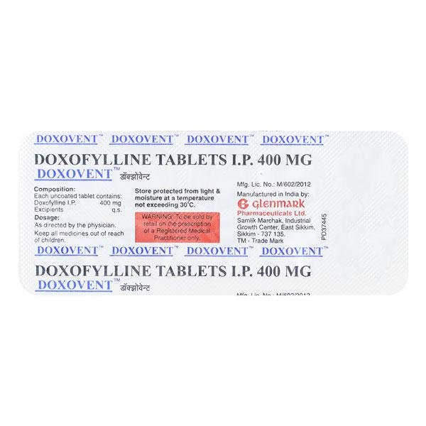 Doxovent 400mg Tablet 10'S