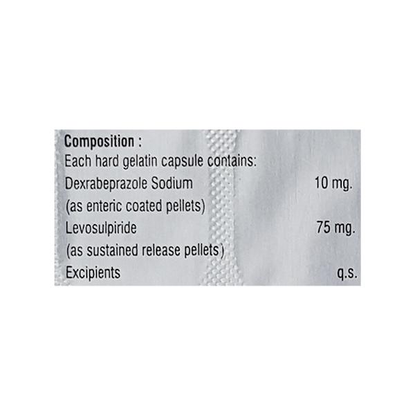 LEVOPRAZ 75/10mg Capsule 10's