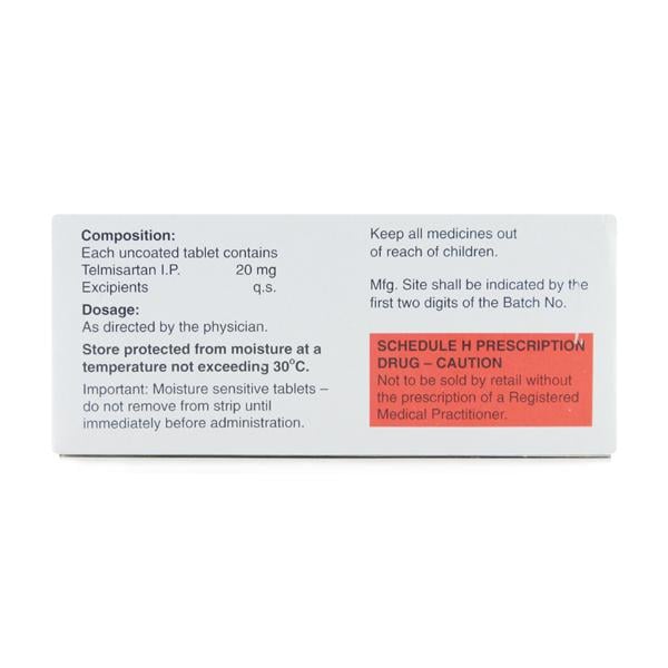 Telma 20mg Tablet 15'S