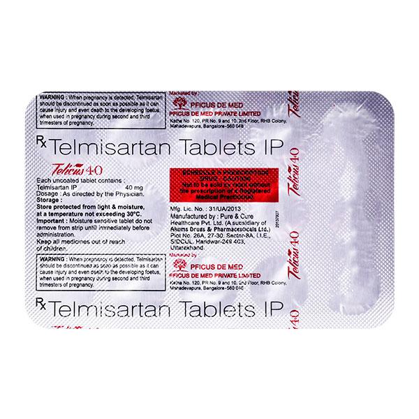 TELICUS 40mg Tablet 15's
