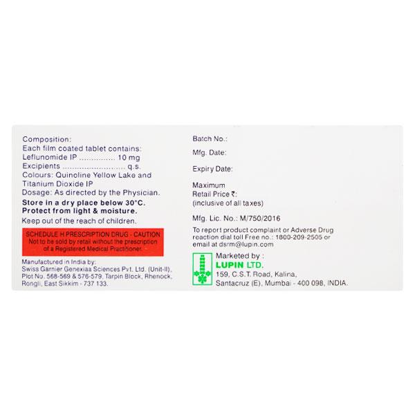 LEFUTOID 10mg Tablet 10's