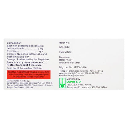 LEFUTOID 10mg Tablet 10's