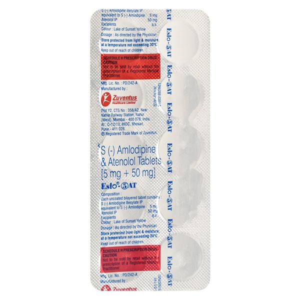 Eslo AT 5mg Tablet 10'S