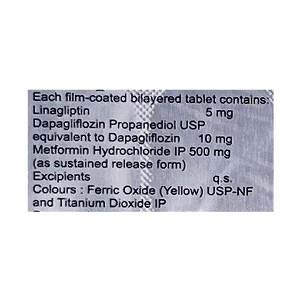 LINAPRIDE DM 500 Tablet 10's